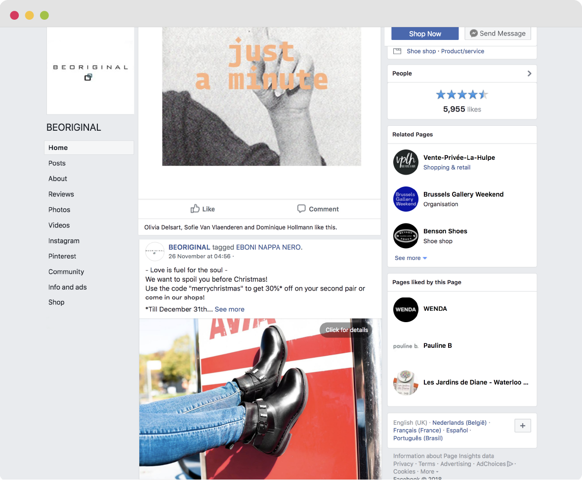 Beoriginal Facebook