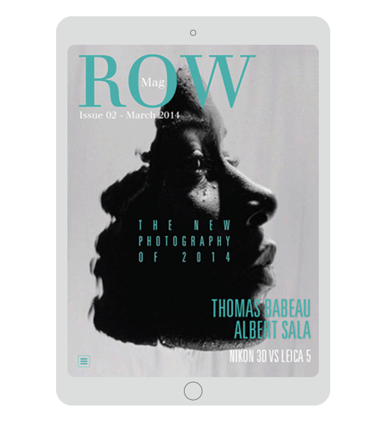 ROW magazine photographers ipad