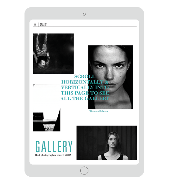 ROW magazine photographers ipad